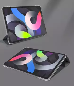 Kingxbar Business Series magnetické puzdro Smart Cover Sleep na iPad Air 2020/2022 oranžové
