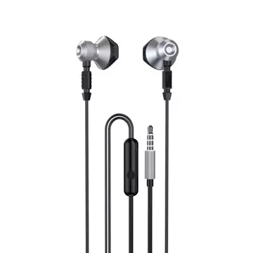 Kovové káblové slúchadlá Dudao 3,5 mm Mini Jack Gray (X2C-Gray)