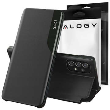 Kožené puzdro na peňaženku Alogy Smart View Cover Flip pre Samsung Galaxy A13 4G / LTE