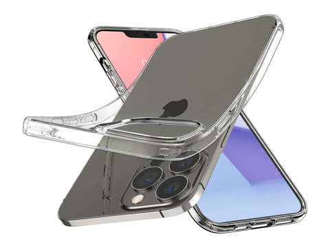 Kryštálové puzdro Spigen Liquid Crystal pre Apple iPhone 13 Pro Crystal Clear Glass