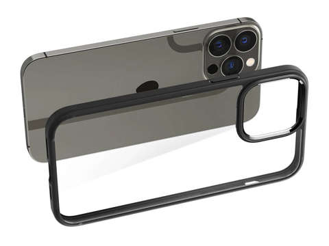 Kryt Spigen Ultra Hybrid pre Apple iPhone 13 Pro Max Matte Black Glass
