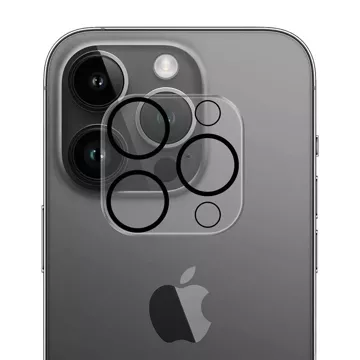 Kryt objektívu pre Apple iPhone 15 Pro/15 Pro Max - 3mk Lens Pro Full Cover