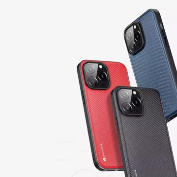 Kryt puzdra Dux Ducis Fino na iPhone 14 Pro modrý nylon