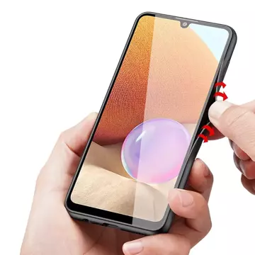 Kryt puzdra Dux Ducis Fino potiahnutý nylonovým materiálom pre Samsung Galaxy A32 4G zelený