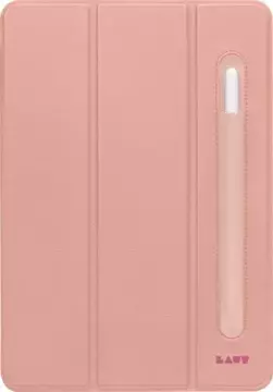 LAUT Huex Folio - ochranné puzdro s držiakom na Apple Pencil pre iPad 10,2" 7/8/9G (ruža)