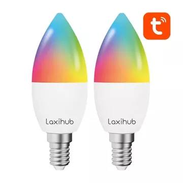 Laxihub LAE14S Wifi Bluetooth TUYA Smart LED žiarovka (2 ks)