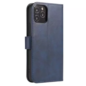 Magnet Case elegantný kryt puzdra s chlopňou a funkciou stojančeka pre Samsung Galaxy A13 5G modrý