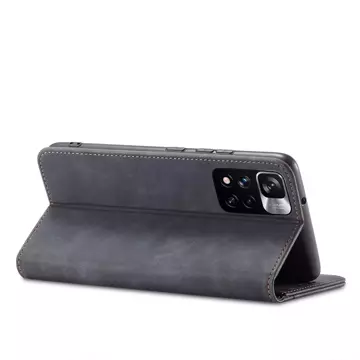 Magnet Fancy Case Case pre Xiaomi Redmi Note 11 Pro Pouch Card Wallet Card Holder Card Holder Black