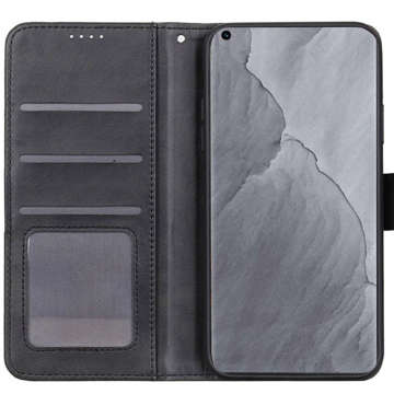 Magnetické kožené uzavreté puzdro Wallet Alogy pre Realme GT Master Edition Global Black Glass