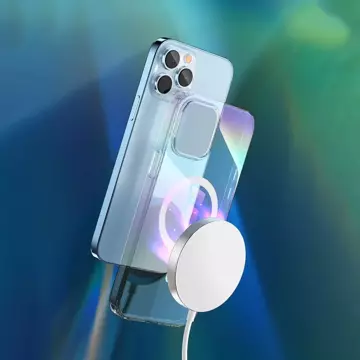 Magnetický kryt Kingxbar PQY Nebula Series pre iPhone 13 Pro Max Fialový (kompatibilný s MagSafe)
