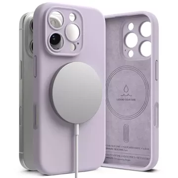 Magnetický silikónový obal Ringke MagSafe pre iPhone 16 Pro Max Purple