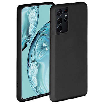 Matné puzdro 3mk Matt Case pre Samsung Galaxy S21 Ultra 5G Black