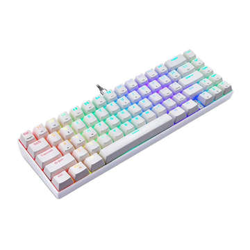 Mechanická klávesnica Motospeed CK67 RGB (biela)