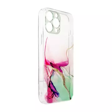 Mramorové puzdro pre iPhone 12 Pro Gel Cover Mint Marble