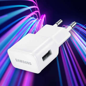 Nástenná nabíjačka Samsung USB-A EP-TA50EWE 5V / 1,55A Biela