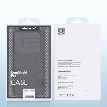 Nillkin CamShield Pro Case Armored Pouch Cover Ochranný kryt fotoaparátu Fotoaparát Samsung Galaxy S22 (S22 Plus) modrý