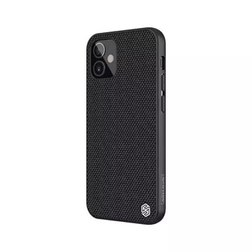 Nillkin Textured Case Odolné vystužené puzdro s gélovým rámom a nylonom na zadnej strane iPhone 12 mini black