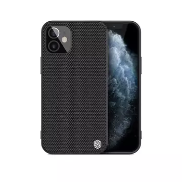 Nillkin Textured Case Odolné vystužené puzdro s gélovým rámom a nylonom na zadnej strane iPhone 12 mini black