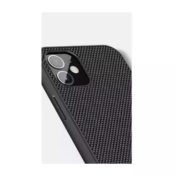 Nillkin Textured Case Odolné vystužené puzdro s gélovým rámom a nylonom na zadnej strane iPhone 12 mini black