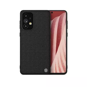 Nillkin Textured Case odolné vystužené puzdro s gélovým rámom a nylonom na zadnej strane Samsung Galaxy A73 black