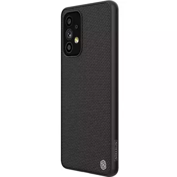 Nillkin Textured Case odolné vystužené puzdro s gélovým rámom a nylonom na zadnej strane Samsung Galaxy A73 black