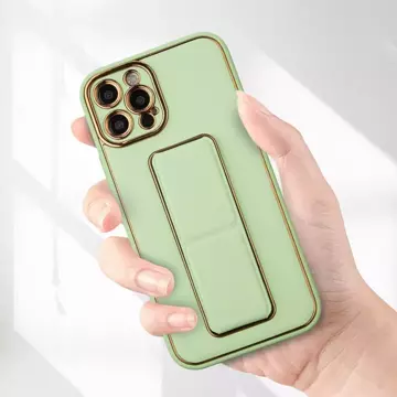 Nové puzdro Kickstand Case Puzdro na iPhone 13 so stojanom čierne