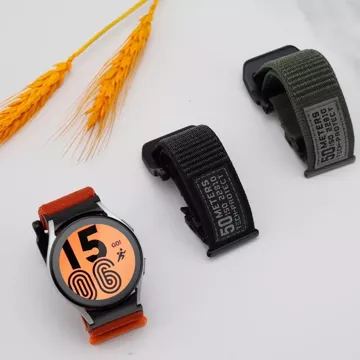 Nylonové vložky do hodiniek Samsung Galaxy Watch 4/5/5 Pro/6/7/FE Orange