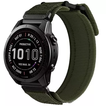 Nylonový remienok Scout Pro pre Garmin Fenix ​​​​5 / 6 / 6 pro / 7 Green