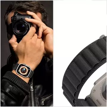 Nylonový remienok na inteligentné hodinky Pro Band pre Apple Watch 4/5/6/7/8/SE (38/40/41 MM) ORANŽOVÝ