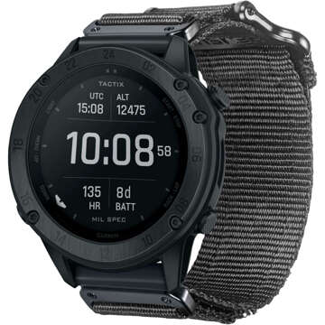 Nylonový remienok pre Garmin Fenix ​​​​5x 6x 7x Pro 26 mm Nylon Band Sport Black