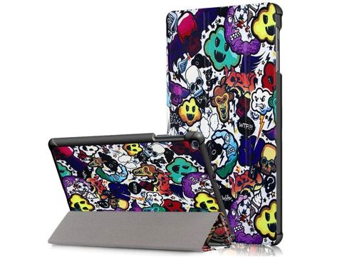 Obal knihy Etui Alogy pre Galaxy Tab A 10.1 2019 Comic Cloud