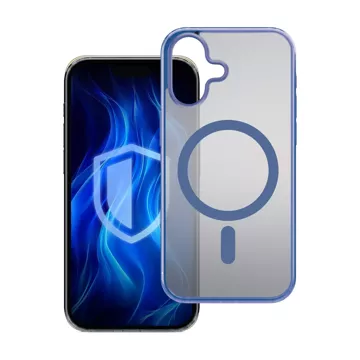 Obal na Apple iPhone 16 3mk Frosty MagCase Blue