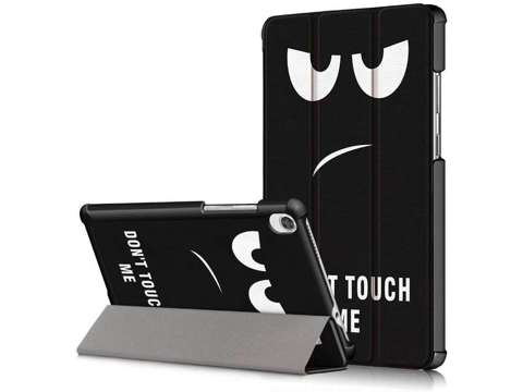 Obal na tablet Alogy Book Cover od Lenovo Tab M8 TB-8505 Don't Touch My Pad Szkło