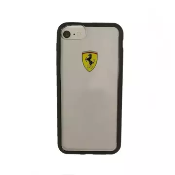 Obal na telefón Ferrari Hardcase iPhone 7/8 /SE 2020 / SE 2022 transparentný/čierny