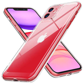 Obrnené puzdro Alogy Hybrid Case s krytom fotoaparátu pre Apple iPhone 11 Transparent