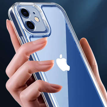 Obrnené puzdro Alogy Hybrid Case s krytom fotoaparátu pre Apple iPhone 12 Transparent