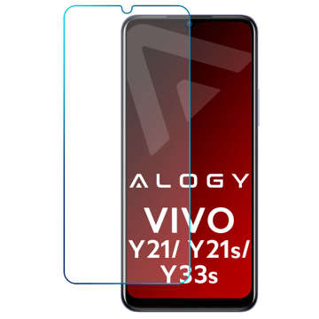 Ochranné ochranné sklo z tvrdeného skla 9h Alogy pre Vivo Y21s / Y33s / Y21