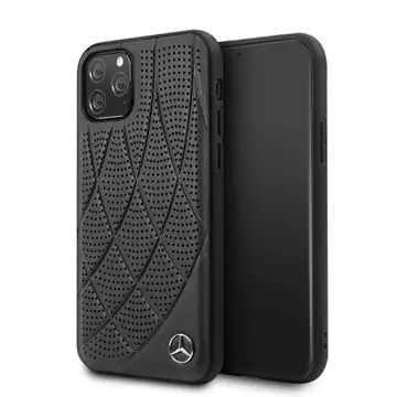 Ochranné puzdro Mercedes MEHCN58DIQBK pre pevný obal Apple iPhone 11 Pro black/black Bow Line