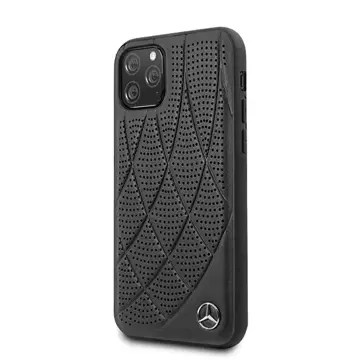 Ochranné puzdro Mercedes MEHCN58DIQBK pre pevný obal Apple iPhone 11 Pro black/black Bow Line