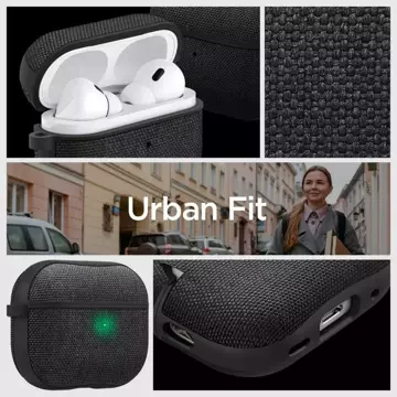 Ochranné puzdro Spigen Urban Fit pre Apple AirPods Pro 1/2 Black