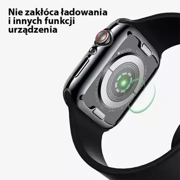 Ochranné puzdro Usams pre Apple Watch 4/5/6/SE 44mm Transparent