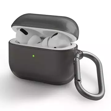 Ochranné puzdro na slúchadlá UNIQ puzdro Glase pre Apple AirPods Pro dym/dym