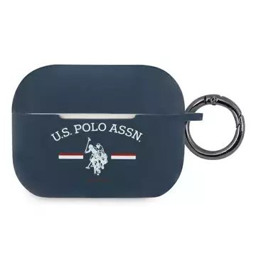 Ochranné puzdro na slúchadlá US Polo pre Apple AirPods Pro tmavomodré