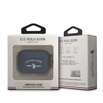 Ochranné puzdro na slúchadlá US Polo pre Apple AirPods Pro tmavomodré