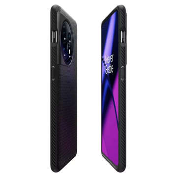 Ochranné puzdro na telefón Spigen Liquid Air pre OnePlus 11 5G Matte Black