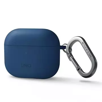 Ochranné puzdro pre slúchadlá UNIQ Nexo puzdro pre Apple AirPods 3 Ear Hooks Silicone blue/blue