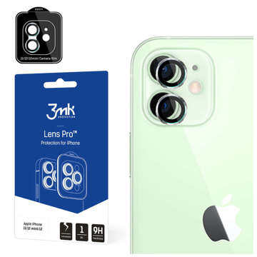 Ochranné sklo objektívu telefónu 3mk Lens Protection Pro pre Apple iPhone 11/12/12 Mini