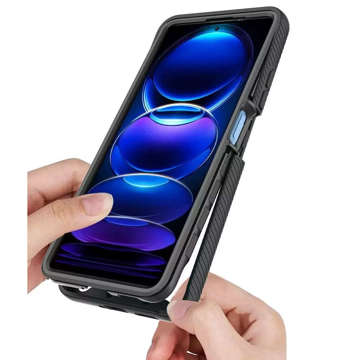 Ochranný kryt na telefón Defense360 pre Xiaomi Redmi Note 12 Pro 5G / POCO X5 Pro 5G čierny