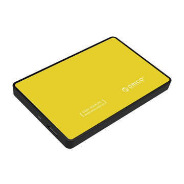 Orico SSD / HDD 2,5 "SATA III externý kryt (žltý)