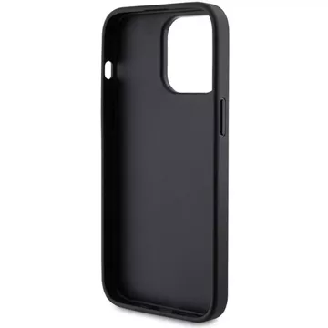 Originálne puzdro GUESS Hardcase GUHCP15LG4GFGR pre iPhone 15 PRO (4G kovové logo / sivé)